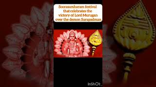 சூரசம்ஹாரம் Soorasamharam festival celebrates the victory of Lord Murugan over the demon Surapadman [upl. by Ymrej]