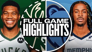 BUCKS at GRIZZLIES  FULL GAME HIGHLIGHTS  October 31 2024 [upl. by Nesral385]