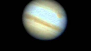 Jupiter with Sky Watcher MAK 180 and Philips Toucam pro II webcam [upl. by Cherian]