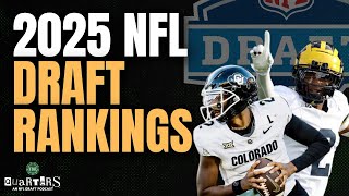 TOP 2025 DRAFT RANKINGS ALL POSITIONS  NFL DRAFT 2025 [upl. by Hannus]