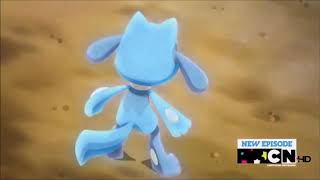 POKEMON RIOLU EVOLVES INTO LUCARIO [upl. by Bengt]