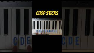 chopsticks ＃piano pianotutorial beginner pianolessons [upl. by Orbadiah448]