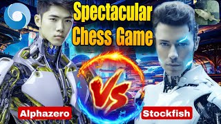 Stockfish Faces Off AlphaZero With Black Pieces In An Extreme Chess Match  Chess Strategy  Chess [upl. by Ynelram84]