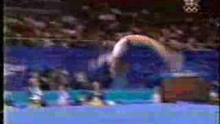 Simona Amanar  2000 Olympics EF  Floor Exercise [upl. by Ahsit]