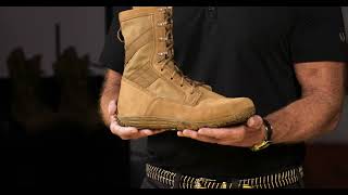 Minimalist Boot  TR105 MiniMil US Army Uniform Compliant [upl. by Loram228]