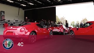 Alfa Romeo 4C  First European deliveries at Balocco  Full Video [upl. by Lainey]