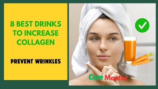 8 BEST DRINKS TO INCREASE COLLAGEN [upl. by Redmer]