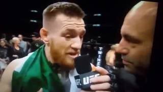 UFC 205 Conor McGregor Post Fight Octagon Interview Uncensored [upl. by Ailisab230]