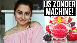 HOWTO IJS MAKEN  2 INGREDIENTEN IN 5 MINUTEN  ZONDER IJSMACHINE☆ SAAR [upl. by Eydie]