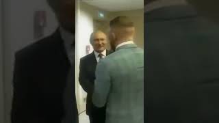 ☠️Conor McGregor meets Vladimir Putin [upl. by Yllut763]