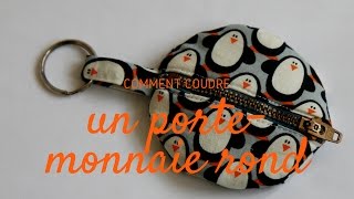 Coudre un portemonnaie rond [upl. by Meece]