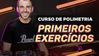 PRIMEIROS EXERCÍCIOS DE POLIMETRIA NA BATERIA  Aula 1 [upl. by Ettezzil]