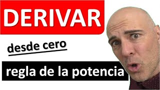 APRENDE A DERIVAR DESDE CERO Regla de la potencia [upl. by Av]