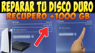 Como solucionar los problemas de tu disco duro interno y externo USB en PS4 PS5 [upl. by Anicul]