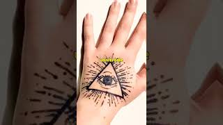 Tatuaggio Triangolo con occhio al centro tattoo italia youtubeshorts shorts funny short yt [upl. by Inneg]