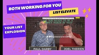 Create your List Elevate ListElevate Marketing Software Using Paul Darby amp Joel Theriens Partnership [upl. by Sausa964]