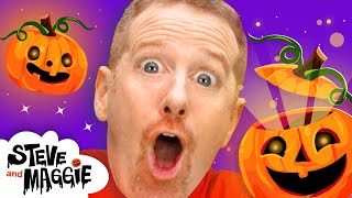 Halloween Pumpkin Treasure Hunt Story for Kids with Steve and Maggie  Witches Love Halloween [upl. by Dranyl516]