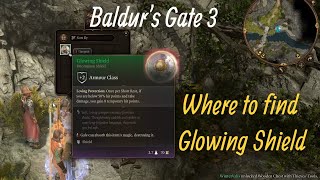 BG3 Where to find Glowing Shield Uncommon Shield [upl. by Sascha495]