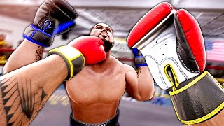 KNOCKING OUT My Friend in VR  Creed Rise to Glory Multiplayer [upl. by Aldora]