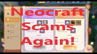 Warning Neocraft scams again  Guardians of Cloudia [upl. by Halyak]