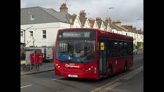 Repaint E200 Stagecoach Selkent 36025 36325 LX58CCJ on W11 Taking Left Turn at Blackhorse Road Stn [upl. by Weiss]