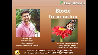 Biotic Interaction  CSIR Lifesciences  NEET  GICPGT Biology  BSc  MSc [upl. by Nahem]