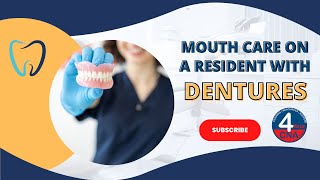 Perform Denture Care CNA Skill Prometric [upl. by Merritt284]