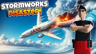 Our Plane EXPLODED Midflight in Stormworks [upl. by Wilser]