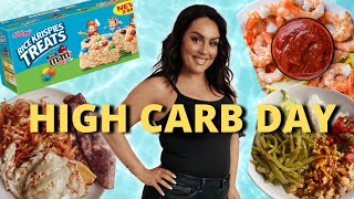 REALISTIC amp EASY FULL DAY EATING FOR FATLOSS  WHAT I EAT HIGH CARB DAYS  DANIELA DIARIES [upl. by Rozamond380]