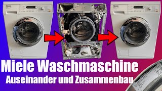 Miele Waschmaschine Auseinander und Zusammenbauen W5821 [upl. by Massey]