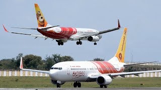 Air India Express 737 arrives and departs Madurai  VTGHC 4K [upl. by Laurel]