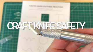 Craft Knife Safety and Tips for Beginners [upl. by Nomma]