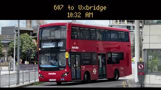 607 to Uxbridge iBus [upl. by Eneluqcaj]