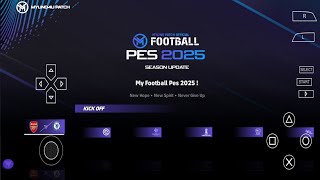 EFOOTBALL PES 2025 PPSSPP ORIGINAL PS5 On Androidamp ISO BEST Graphics Offline [upl. by Vierno]