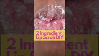 Easy Two Ingredient Lip Scrub DIY skincare 😍 [upl. by Ursula]