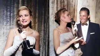 gracekelly Wins Best Actress 1955 Oscars IN COLOUR  4K Ultra HD oldmovies [upl. by Caryn]