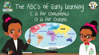 Continents amp Oceans Song for Kids  Learning with London amp Lennox Nursery Rhymes and Kids Songs [upl. by Stacee305]