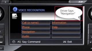 NissanConnect with Navigation  Set Destination Via Voice [upl. by Elatnahs]