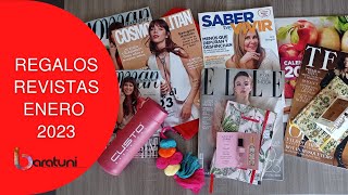 🎁 REGALOS REVISTAS ENERO 2023 ► REVISTAS COSMOPOLITAN WOMAN TELVA ELLE y SABER VIVIR [upl. by Ynaffad]