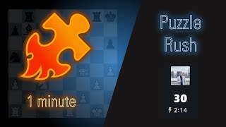 37 puzzles in 1 minute chesscom  Mykola Bortnyk [upl. by Rehttam]