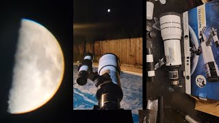 Budget Telescope in Action 60 on Model70300 [upl. by Tamas573]