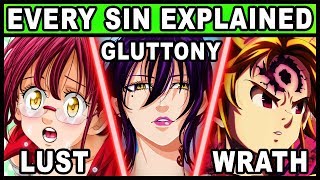 Every Characters Sin Explained Seven Deadly Sins  Nanatsu no Taizai [upl. by Annekcm685]