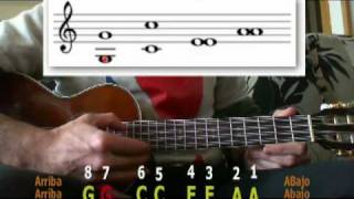 Afinar Ukelele de 8 Cuerdas  8 Strings Ukulele Tuning [upl. by Palecek]