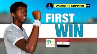 My First Win  Journey To 1 ATP Point [upl. by Nilloc597]