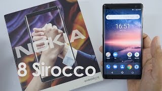 Nokia 8 Sirocco Unboxing amp Overview  Nokias Flagship [upl. by Namruht]