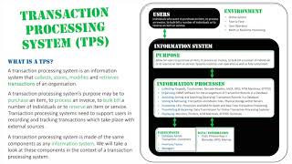 Components of a Transaction Processing System [upl. by Shepard]