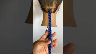 How to do jumbo large box braids [upl. by Jaylene]