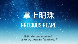 掌上明珠 Precious Pearl 诗歌钢琴伴奏 Hymn Gospel Accompaniment Piano Cover 歌词 WorshipTogetherWT V082 [upl. by Enyaht]