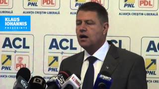 Klaus Iohannis  Desteaptate romane [upl. by Hadnama]