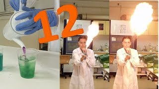 12 Captivating Chemistry Experiments performed by Senior Highschool Students [upl. by Eloccin540]